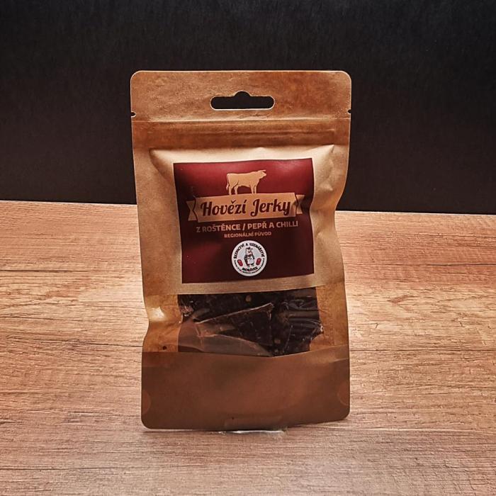 Hovězí Jerky - pepř a chilli