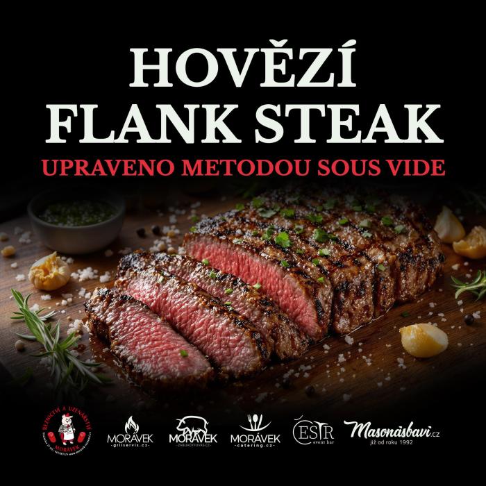 Hovězí flank steak - sous vide
