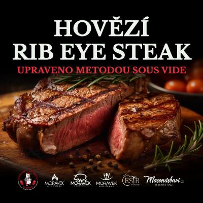 Náhledová fotky Hovězí rib eye steak - sous vide