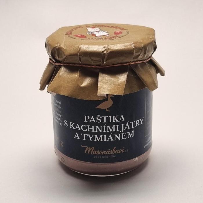 Paštika s kachními játry a tymiánem