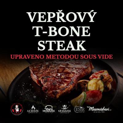 Náhledová fotky Vepřový T-BONE steak - sous vide