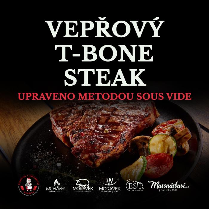 Vepřový T-BONE steak - sous vide
