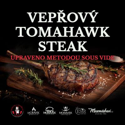 Náhledová fotky Vepřový Tomahawk steak - sous vide